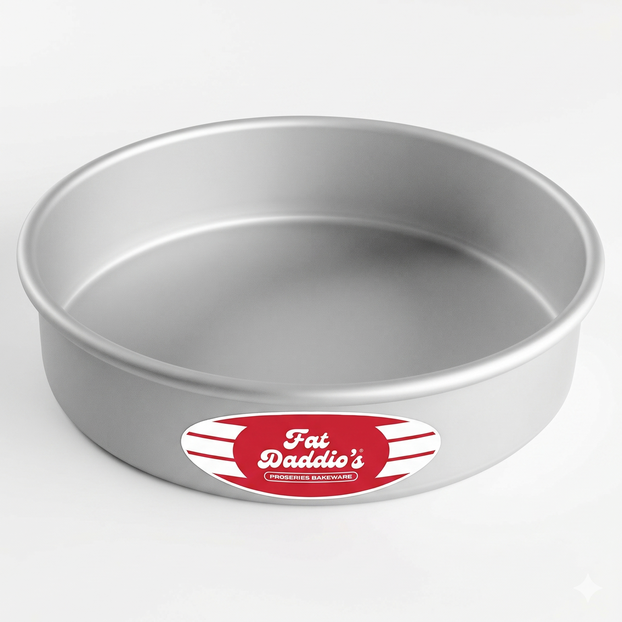 Fat Daddio's Anodized Aluminum Round Cake Pan, 8 x 2 Inch