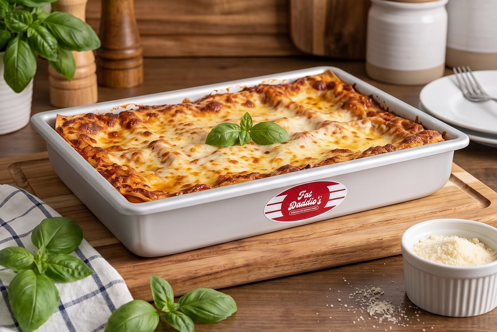 Fat Daddio's POB-9132 Sheet Cake Pan, 9 x 13 x 2 Inch, Silver
