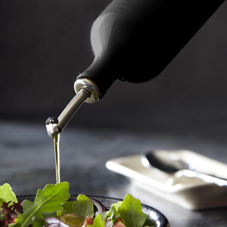 Emile Henry Made in France Ceramic Oil Cruet|Truffle