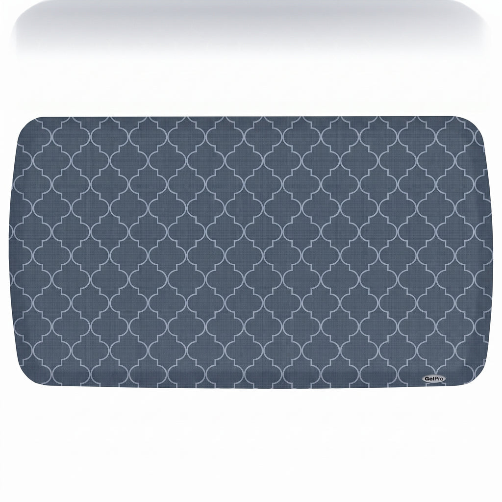 GelPro Elite Premier Anti-Fatigue Kitchen Comfort Floor Mat, 20x36, Trellis Deep Sea Stain Resistant Surface with Therapeutic Gel and Energy-Return Foam for Health & Wellness
