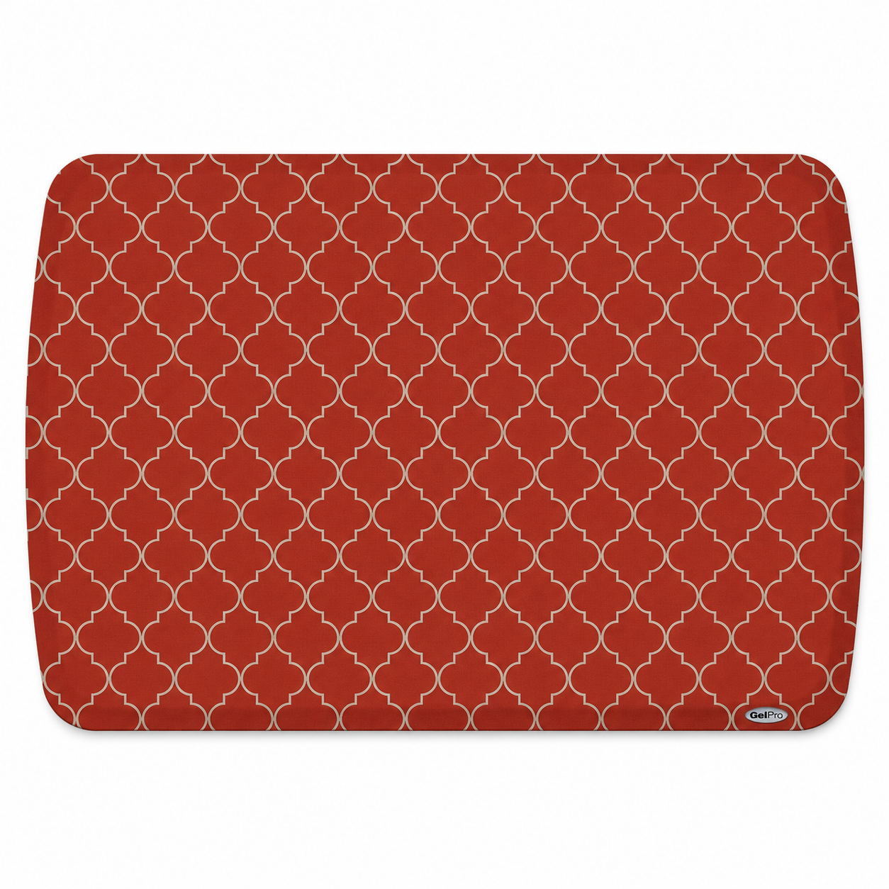 GelPro Elite Premier Anti-Fatigue Kitchen Comfort Floor Mat, 20x36", Trellis Red Chile Stain Resistant Surface with therapeutic gel and energy-return foam for health & wellness, Trellis Red Chile