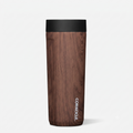 Corkcicle Commuter Cup Travel Mug - Insulated Coffee Mug with Lid - Keeps Drinks Cold 18 Hours - 360° Spill-Proof Sip Lid - Holiday Gift - Great for Gifting Warmth - 17 oz - Walnut World