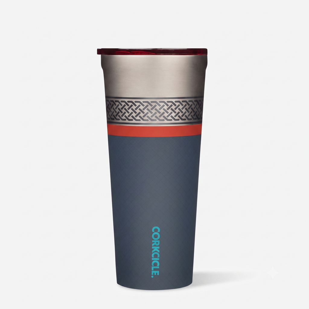 Corkcicle Disney Tumbler - Triple-Insulated Stainless Steel - Keeps Drinks Cold 9 Hours - Spill-Proof Lid - Reusable - Summer Drinkware Gift - Keeps Drinks Ice Cold - 24 oz - Thor