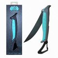 Toadfish Stowaway Fillet Knife, 8.5'' Razor Sharp Stainless-Steel Blade, Built-In Carabiner and Sheath, Non-Slip Handle