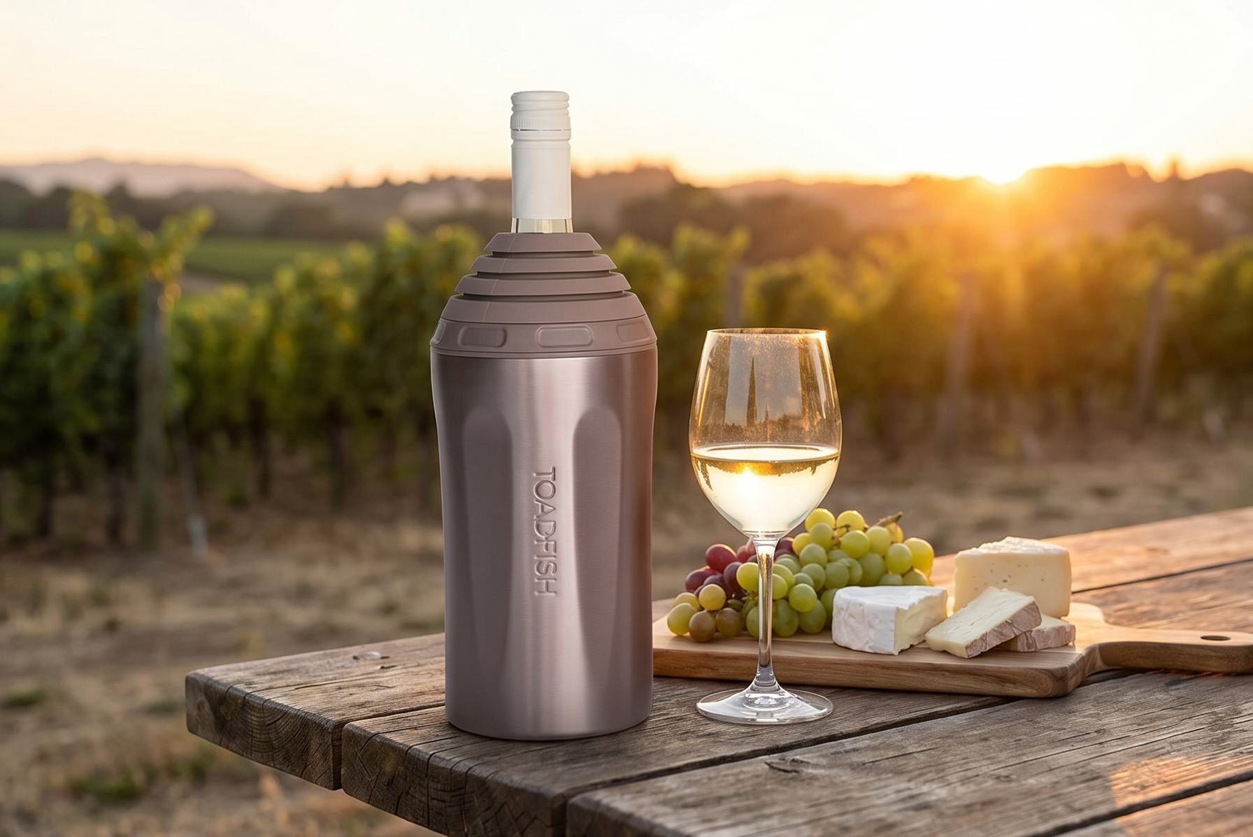Toadfish Wine Chiller (Rose Gold)