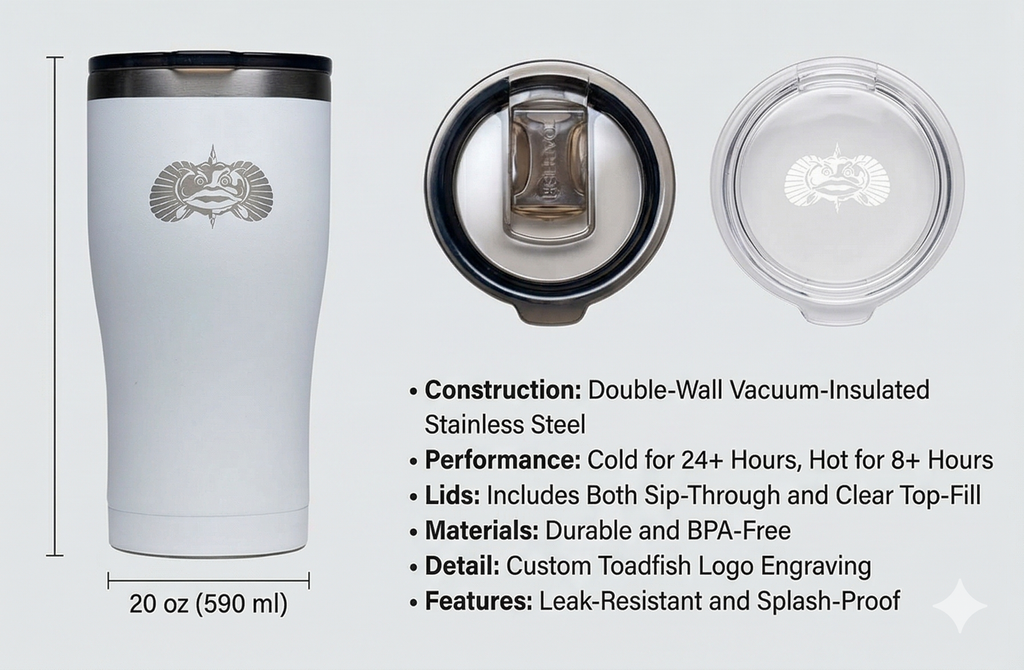 Non-Tipping 20oz Tumbler