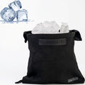 A Bar Above Premium Lewis Bag, Reusable Black Ice Bag, for Crushed Ice, Professional Grade Canvas with Flap, Creates Perfect Crushed Ice, for Cocktails, Mai Tais, and More, XL, 15.5" x 12"