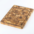 Teakhaus Cutting Board - Rectangle Carving Board With Hand Grips - Scandi Collection (14x10)