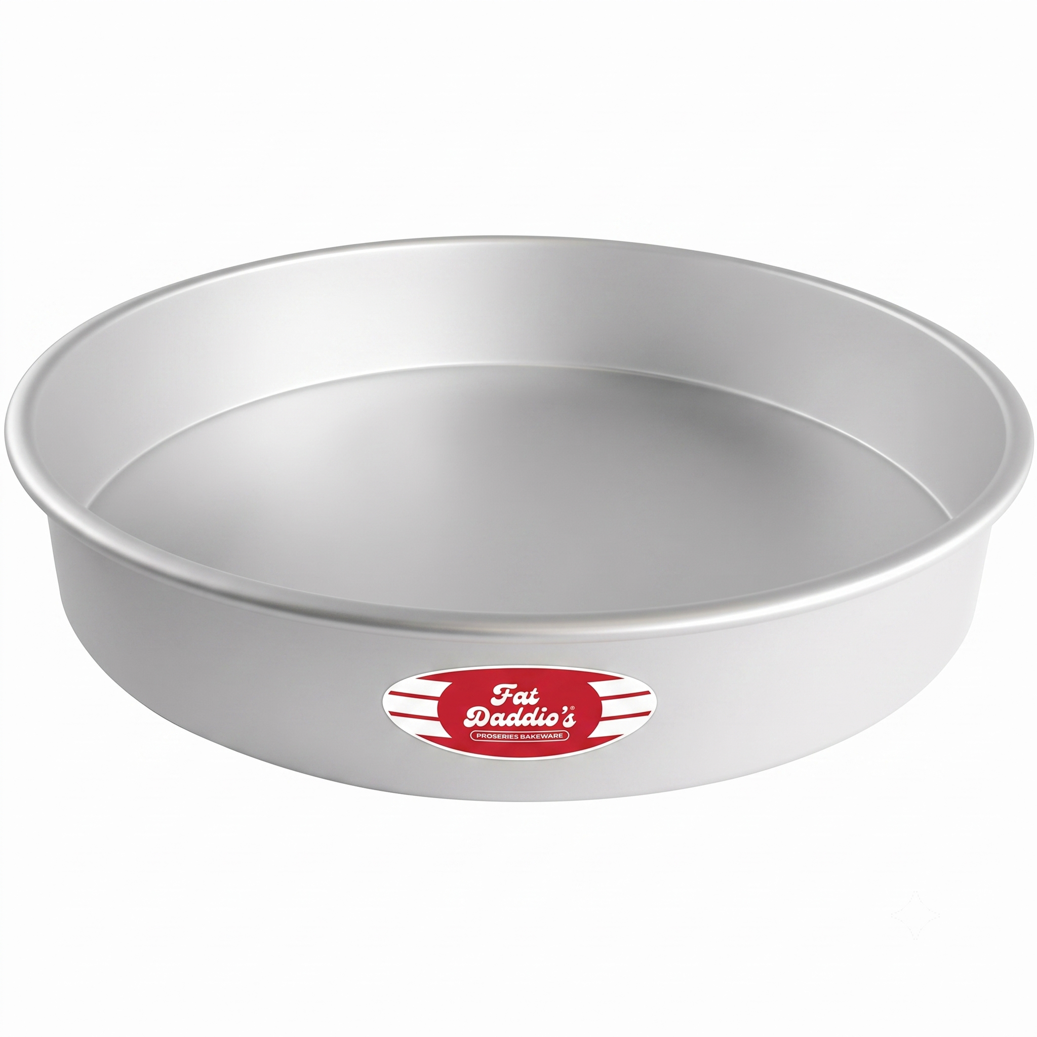 Fat Daddio's Round Cake Pan, 18 x 3 Inch, Silver