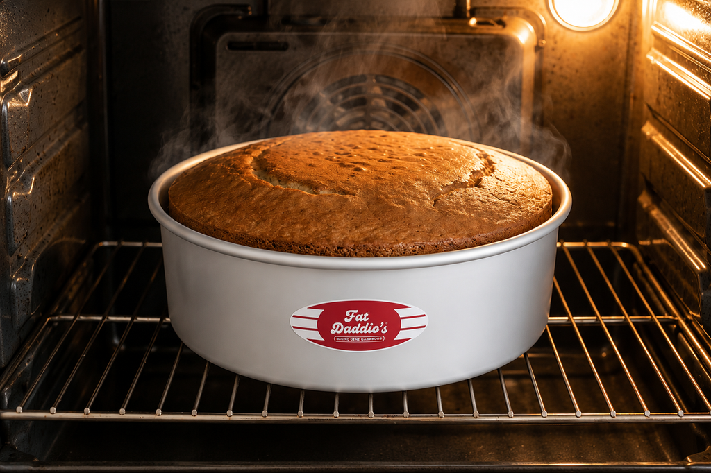 Fat Daddio's PRD-144 Round Cake Pan, 14 x 4 Inch, Silver