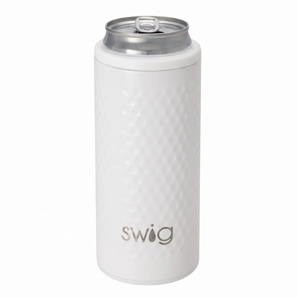Golf Ball Skinny Can Cooler 12oz