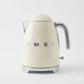 SMEG 50's Retro Style 7 Cup Electric Water Kettle with Automatic Shutoff, Removable Base, and Water Indicator, KLF03CRUS, Cream