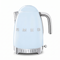 SMEG Variable Temperature Electric Kettle 1.7L (7 Cup), Stainless Steel Tea & Coffee Kettle, Fast Boil, Adjustable Temp 122°F–212°F, Keep Warm, Auto Shut-Off, 360° Base, Retro Style-Pastel Blue