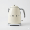 SMEG Mini 50's Retro Style 3 Cup Electric Kettle with Double Wall Anti Slip Base and Water Level Indicator (Cream)