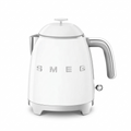 SMEG Mini 50's Retro Style 3 Cup Electric Kettle with Double Wall Anti Slip Base and Water Level Indicator (White)