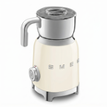 SMEG Retro 50's Style Milk Frother with 2 Disks 6 Preset Programs Hot or Cold Frothing and Induction Heating (Cream)
