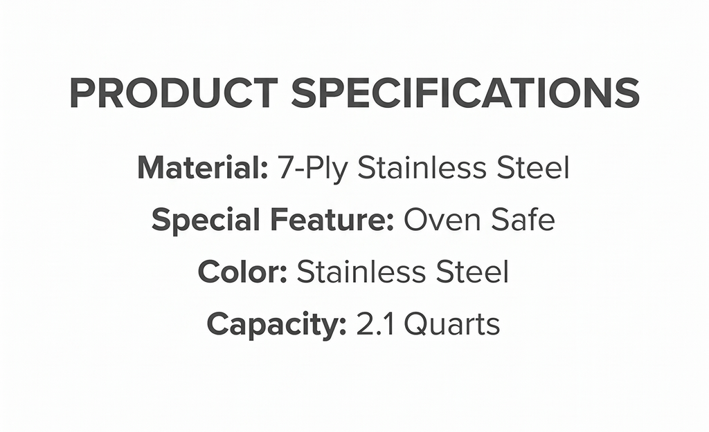 Demeyere Atlantis 2.1-qt Stainless Steel Saucier