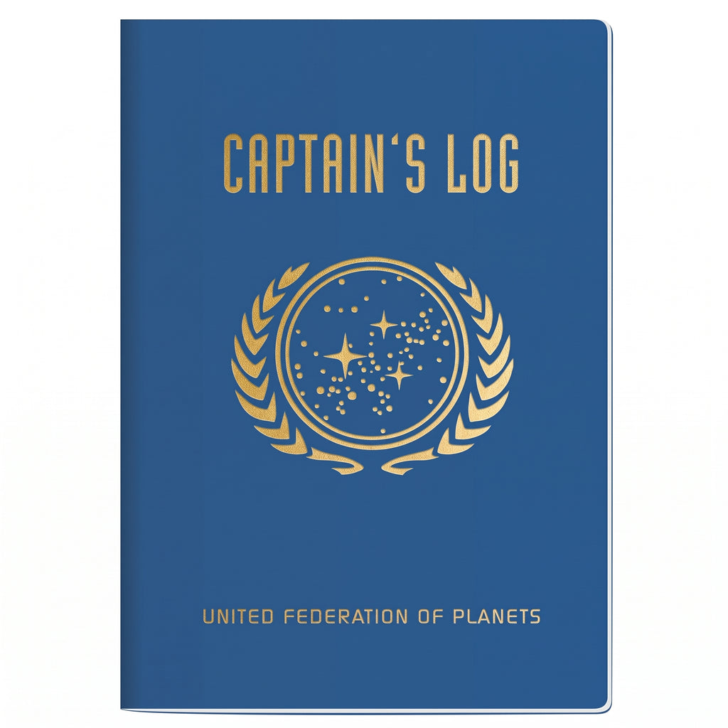 The Unemployed Philosophers Guild Star Trek Captain's Log Large Notebook