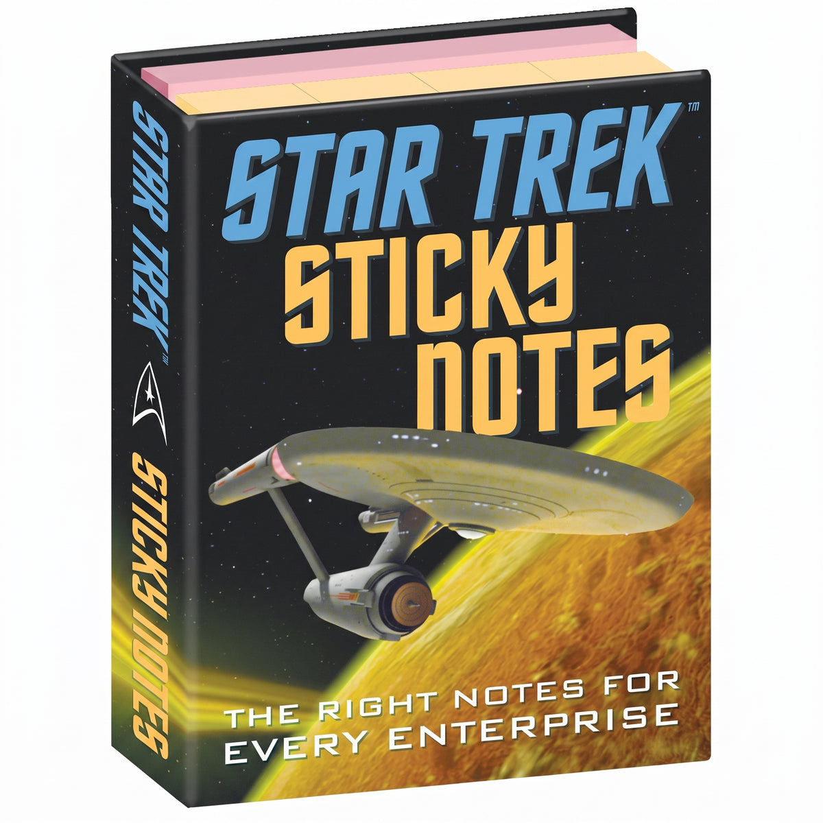 The Unemployed Philosophers Guild Star Trek Sticky Notes Booklet - Officially Licensed 3.25" by 4.25" Booklet with Self-Sticky Individual Notes