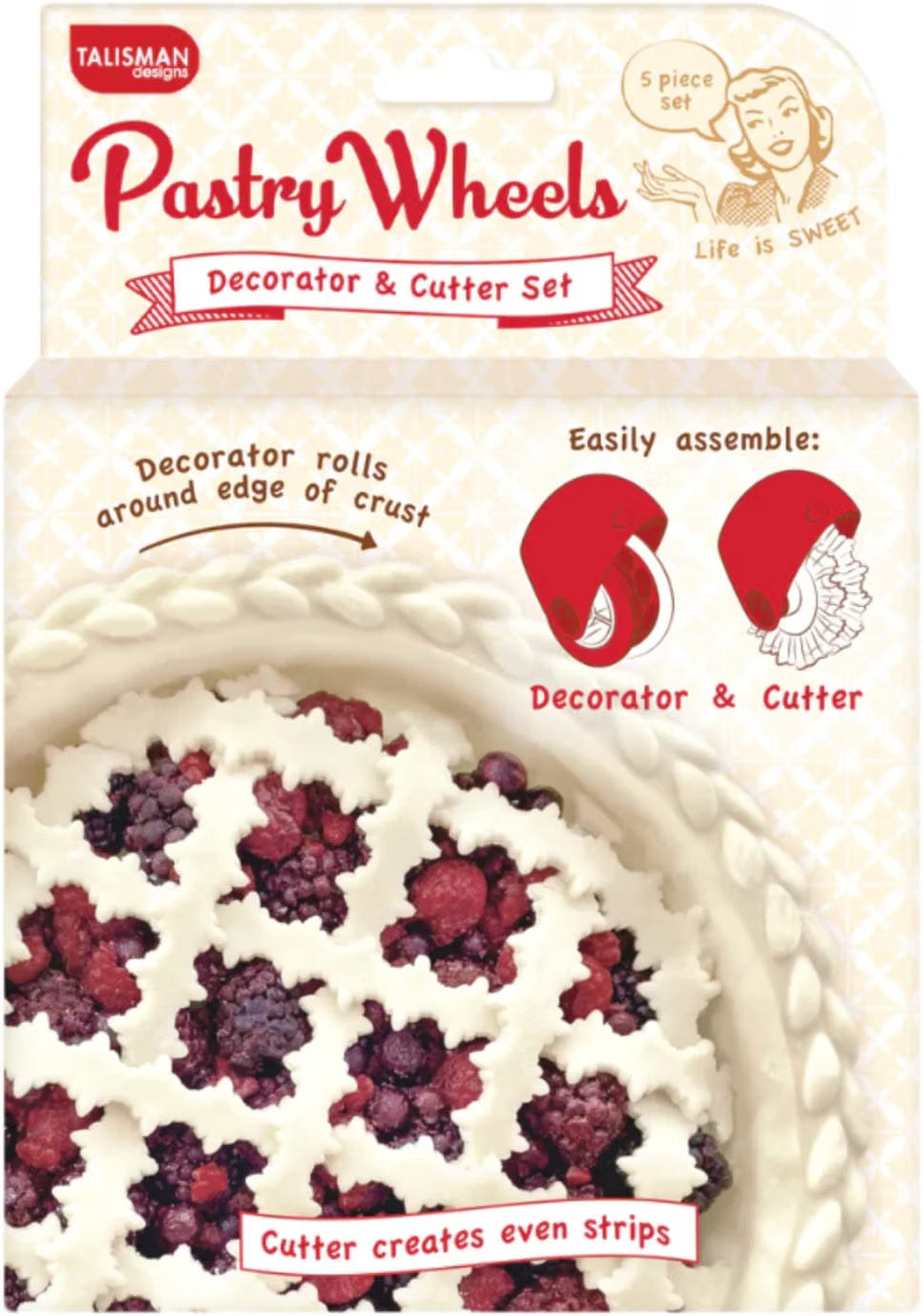 Pastry Wheels Decorator/Cutter Set