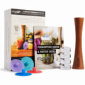 Masontops Complete Mason Jar Fermentation Kit - Easy Small/Regular Mouth Jars Vegetable Fermenting Set - DIY Equipment Essentials
