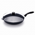 Swiss Diamond Frying Pans Nonstick with Lid, Features Nonstick Diamond Coated Aluminum Skillets and Oven Safe Frying Pans with Lids, Cover Included, 12.5 Inch