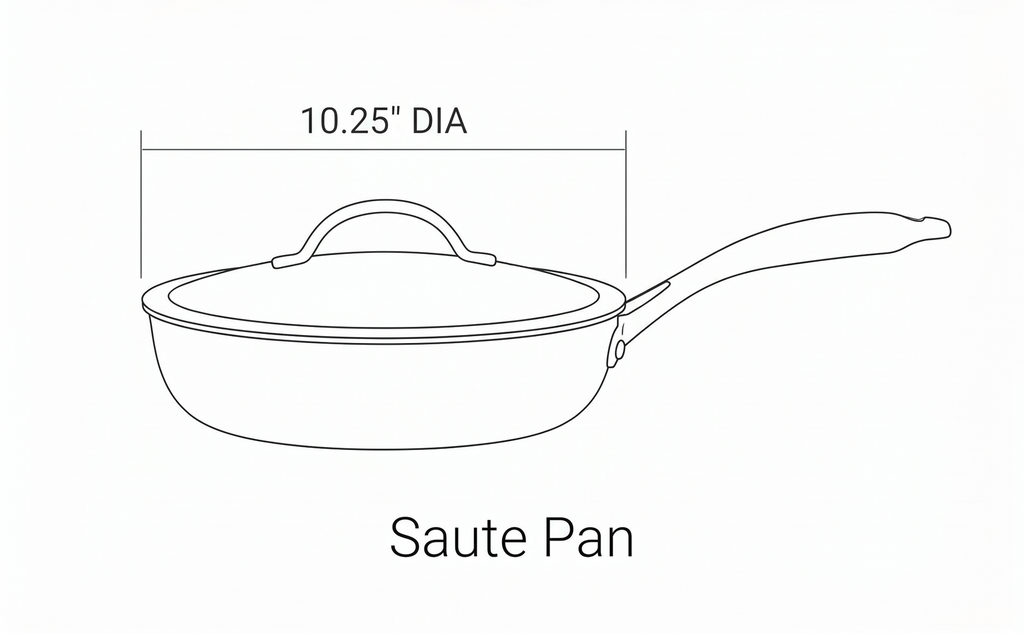 Scanpan HAPTIQ Saute Pan 10.25"