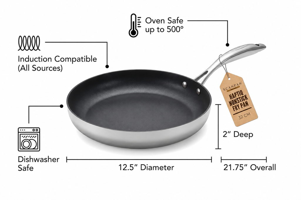 Scanpan HAPTIQ Fry Pan 12.5"