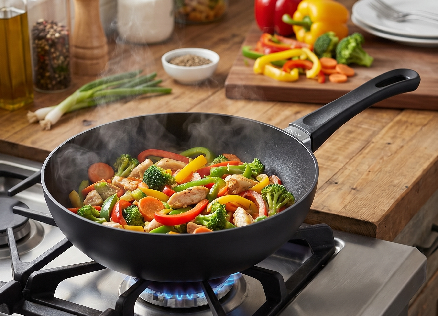 Scanpan Classic Nonstick 9.5" Stir-Fry Pan