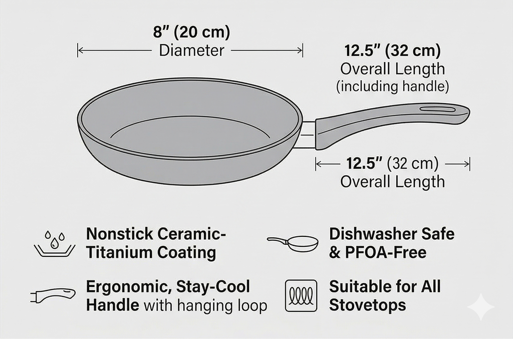 Scanpan Classic 8" Nonstick Fry Pan