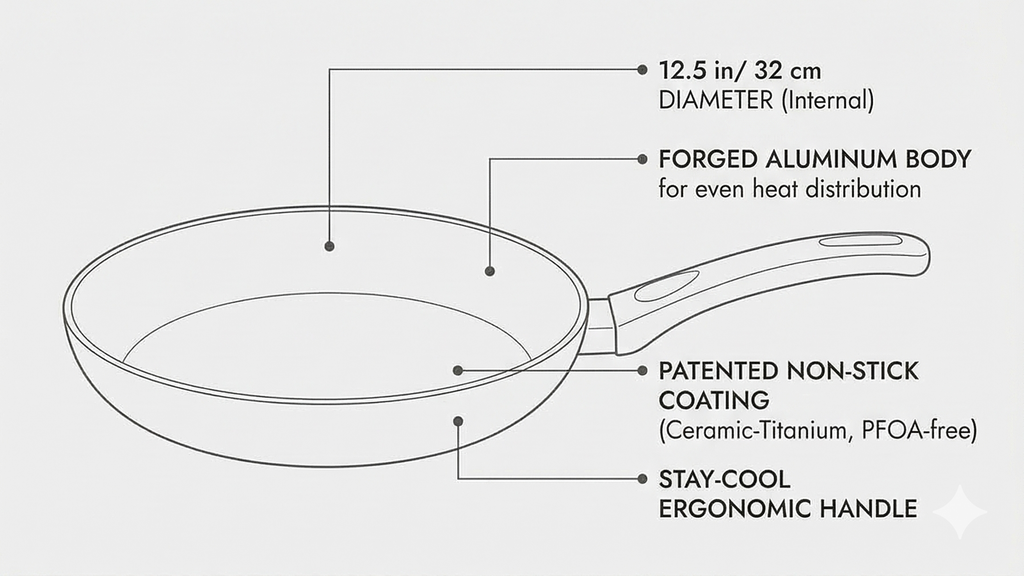 Scanpan Classic 12.5" Fry Pan