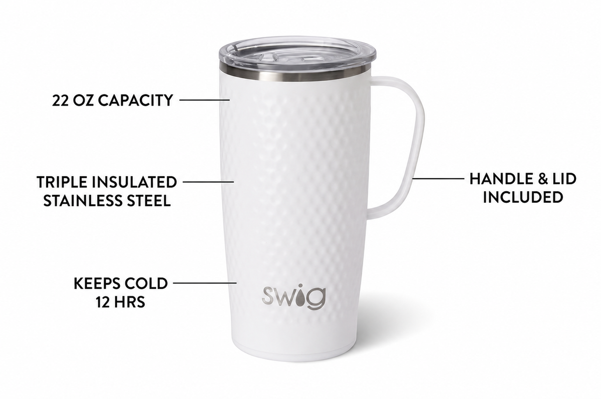 Golf Ball Travel Mug 22oz