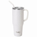 Swig Life 40oz Mega Mug, 40 oz Tumbler with Handle and Straw, Cup Holder Friendly, Dishwasher Safe, Extra Large Insulated Tumbler, Stainless Steel (Golf)