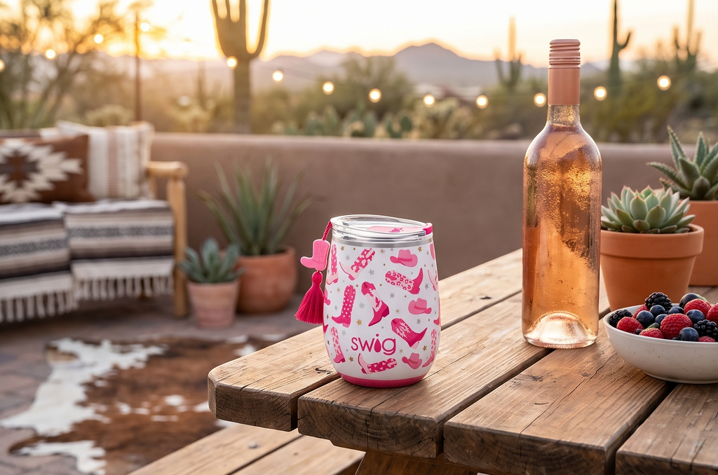 Let's Go Girls Stemless Wine Cup 14oz