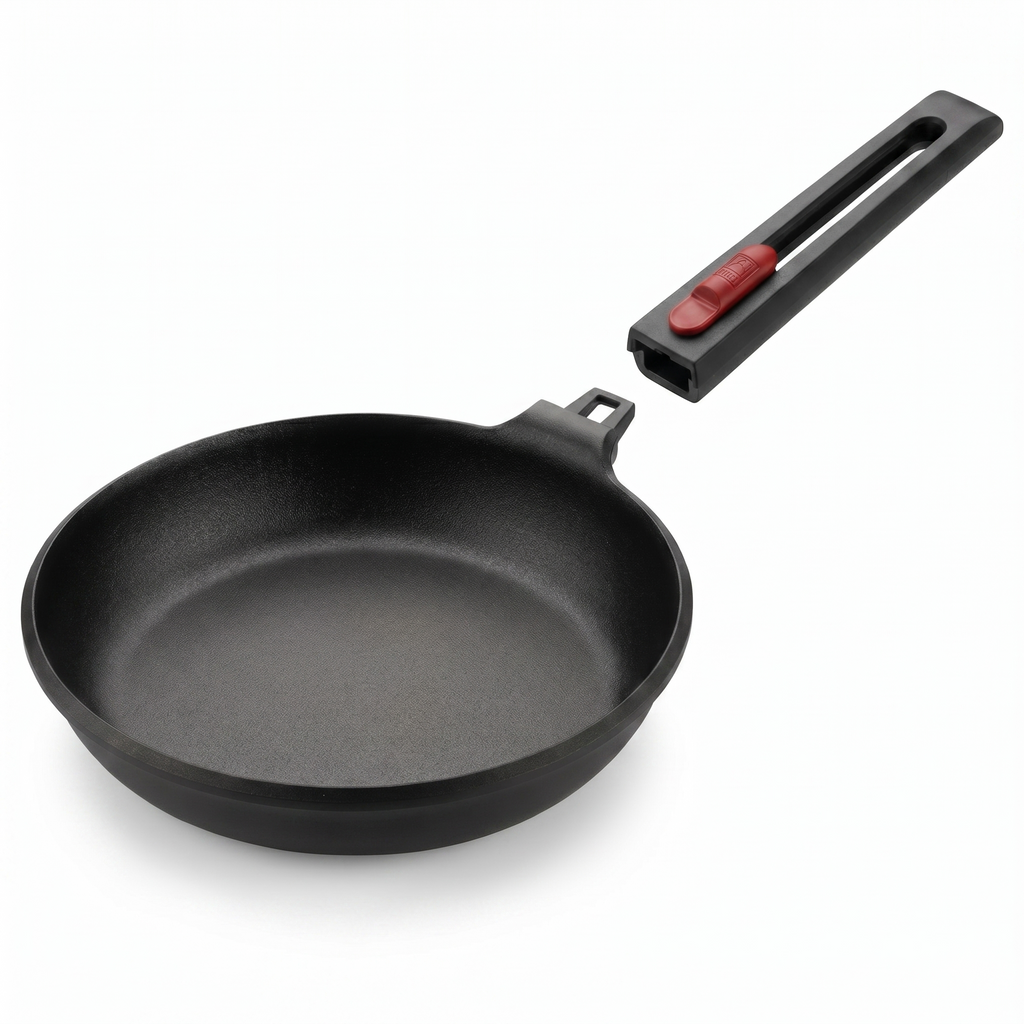 BRA COOKWARE Infinity Nonstick Frying Pan | 11-Inch Cast Aluminum Skillet | PFOA/PFAS Free Fry Pan | Removable Handle | All Cooktops (incl Induction) Searing Skillet | Oven Safe up to 425°F