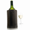 Vacu Vin Wine Bottle Chiller – Flexible Wine Cooler Sleeve – Reusable Ice Pack Bottle Cooler – Portable Wine Chiller for White Wine and Red Wine – Black