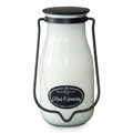 Milkhouse Candle Company Citrus & Lavender Soy Candle - Tart Citrus | Lavender Buds | Soft Herbal Undertones Scented - 14 oz Milkbottle with Lid, 90+ Hour Burn Time, Made in the USA