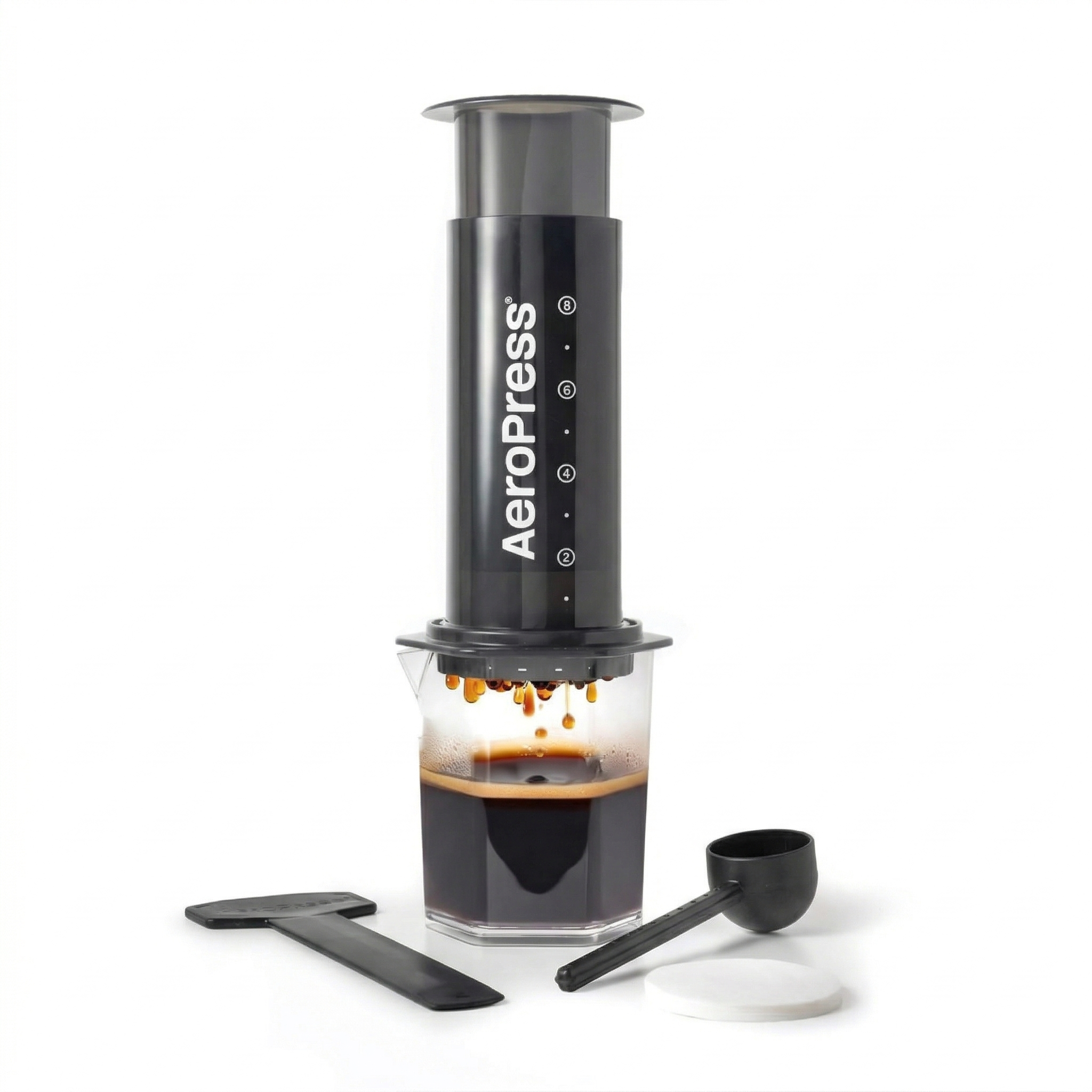 AeroPress Original XL Coffee Press, All-in-One Large French Press, Pour-Over & Espresso Style Manual Brewer, 2 Min Brew for Less Bitterness, More Flavor, Portable Coffee Maker, Travel & Camping
