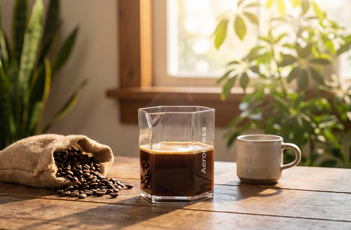 AeroPress Coffee Maker Carafe, 20 oz (600 ml) Capacity, Shatterproof Pour Over Coffee Carafe, Ideal for Original, Clear, and XL Presses, Compact and Travel-Friendly Design, Made in USA