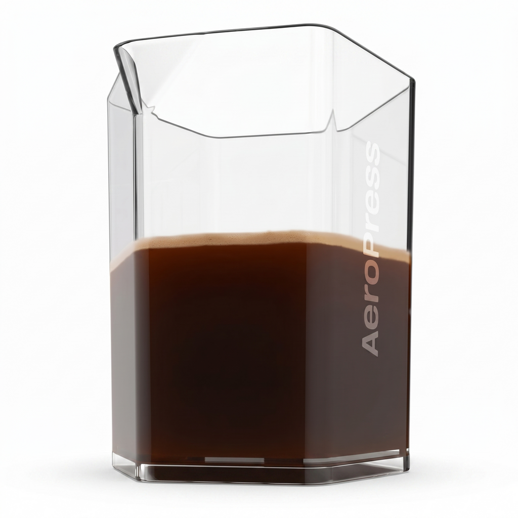 AeroPress Coffee Maker Carafe, 20 oz (600 ml) Capacity, Shatterproof Pour Over Coffee Carafe, Ideal for Original, Clear, and XL Presses, Compact and Travel-Friendly Design, Made in USA