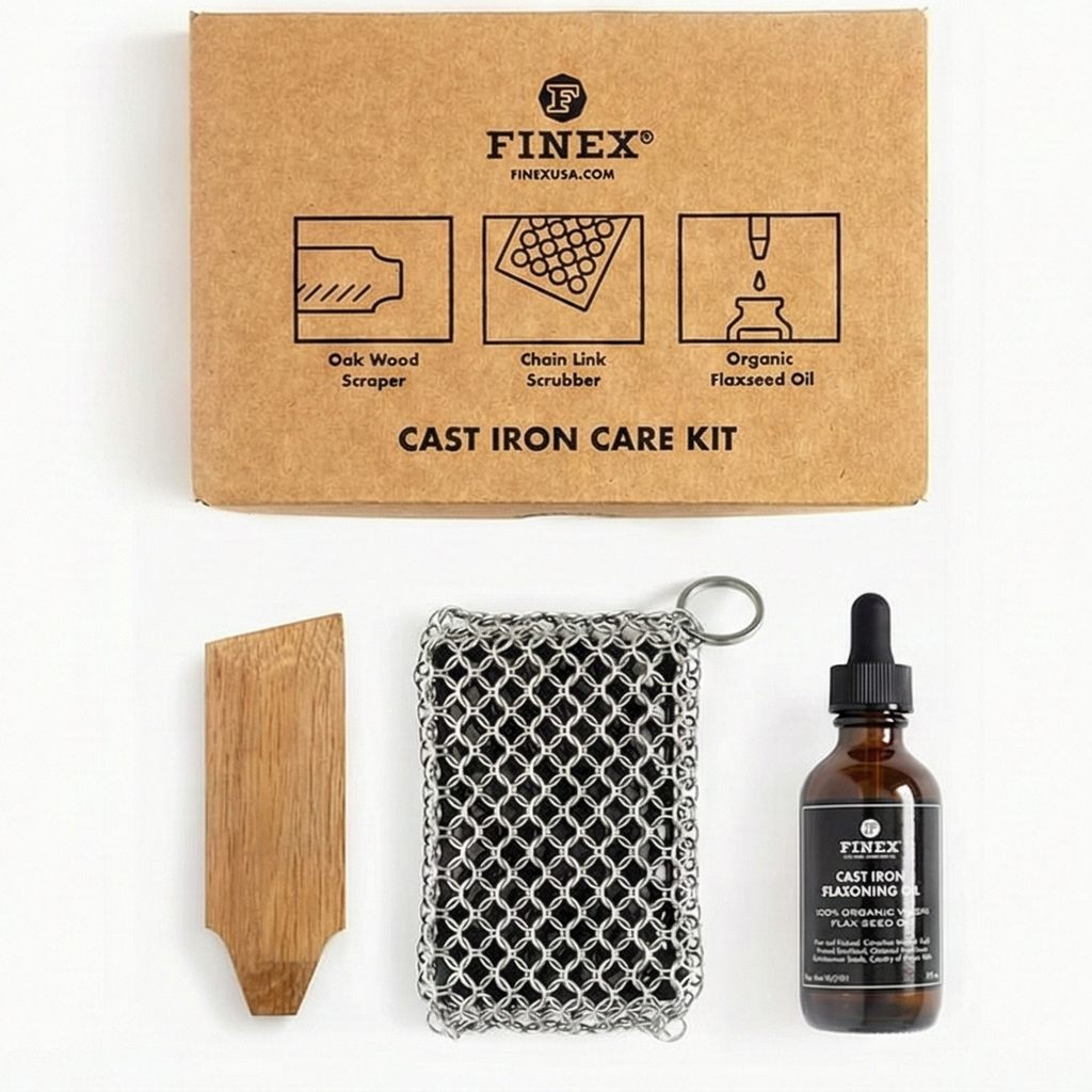 FINEX 3-Piece Cast Iron Care Kit