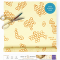 Bee's Wrap Beeswax Wraps for Food - Cut to Size 14x52" Beeswax Wrap Roll - Plastic Free Made in USA Reusable Natural Food Wrap - Honeycomb