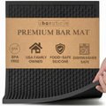 Premium A Bar Above Heavy Duty Bar Mat, Food Safe Silicone Mat, Mats for Bartending and Coffee, Commercial Strength Bartender Accessories, Dish Drying Mats for Kitchen Counter, Barista Accessories
