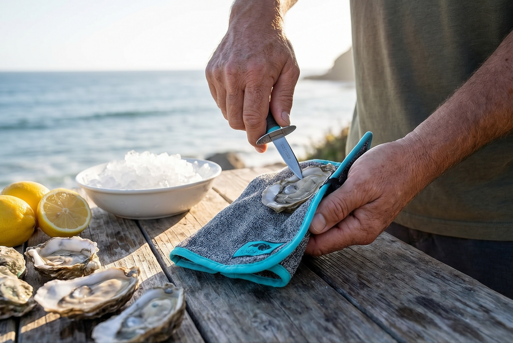 Put 'Em Back Cut-proof Shucking Cloth