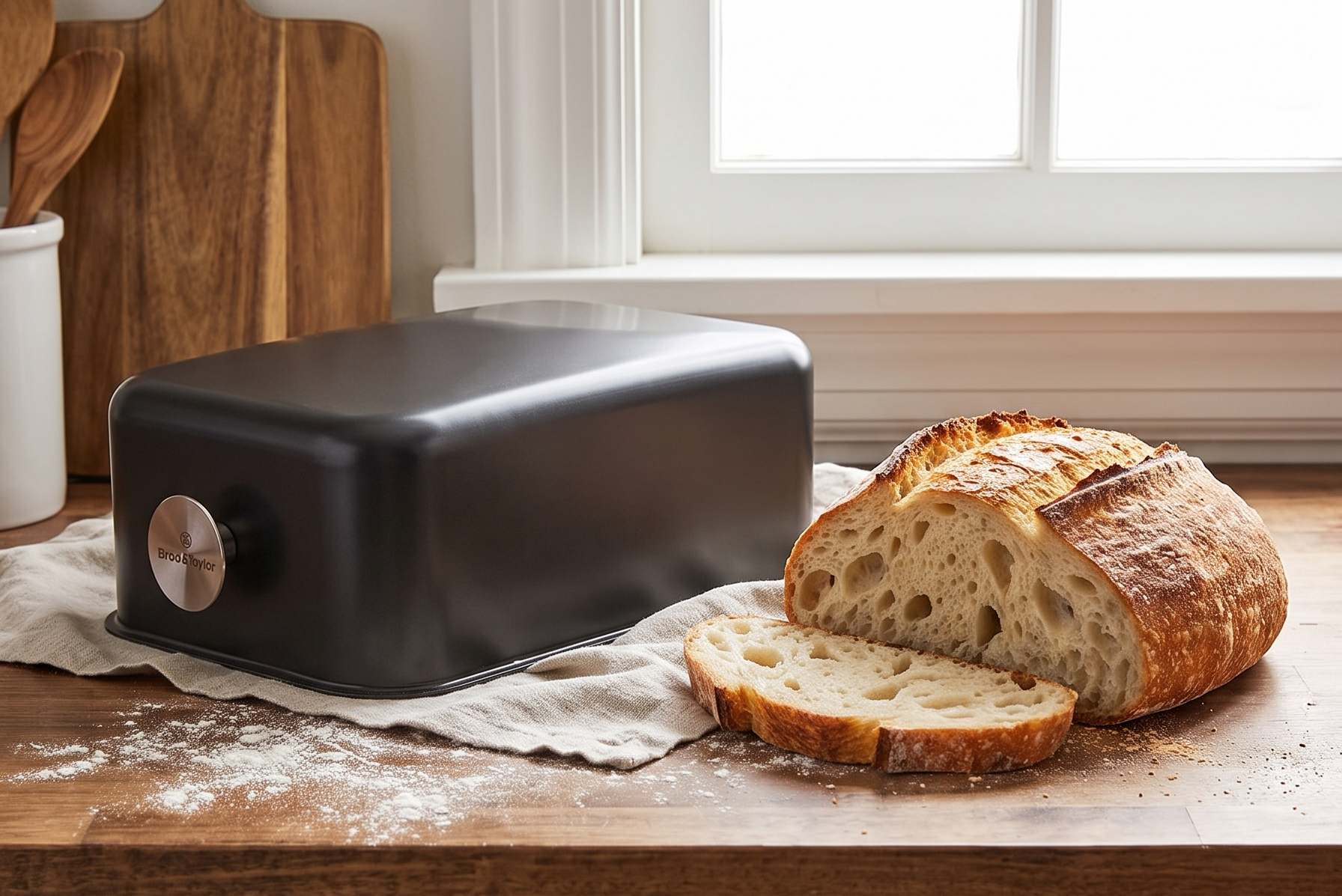 Brod & Taylor Ultralight Baking Shell for Sourdough Bread (Batard) – No Preheating Needed for Crispy Crust and Even Baking