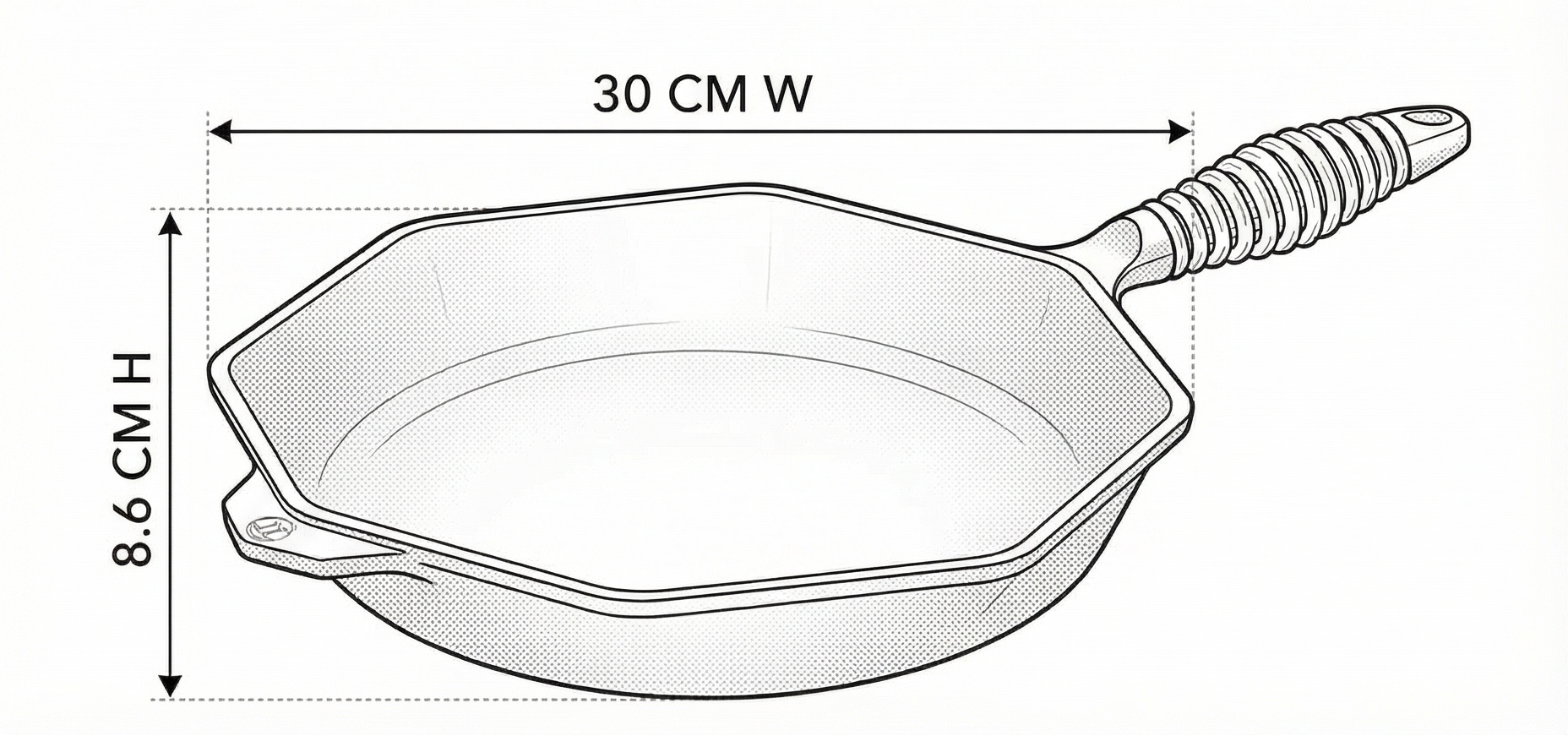 FINEX 12" Cast Iron Skillet, Modern Heirloom, Handcrafted in The USA, Pre-Seasoned with Organic Flaxseed Oil