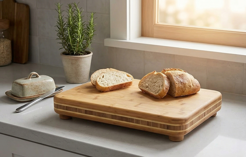 Totally Bamboo Bamboo Big Easy Chopping Block, 19" x 13.5"