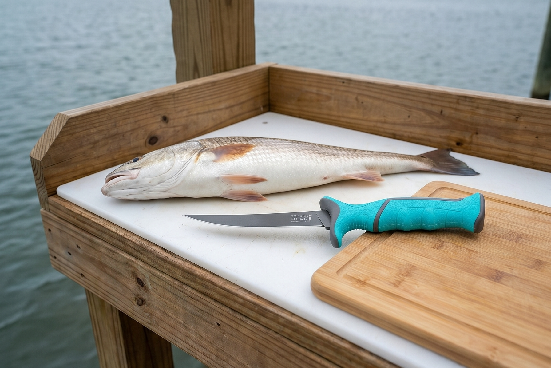 Toadfish 5" Fixed Fillet Knife with Sheath
