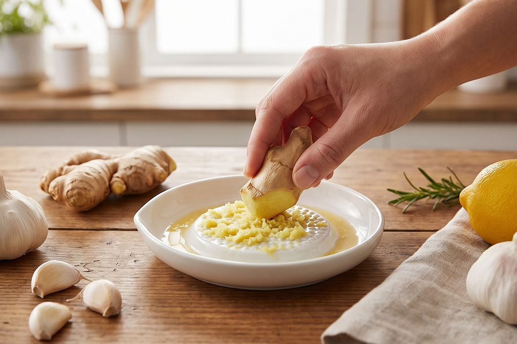 Kyocera 6.5" Ceramic Ginger & Garlic Grater, Medium – Fine Zester for Cheese, Citrus, Chocolate & More – Non-Slip, Rust-Proof, Dishwasher Safe