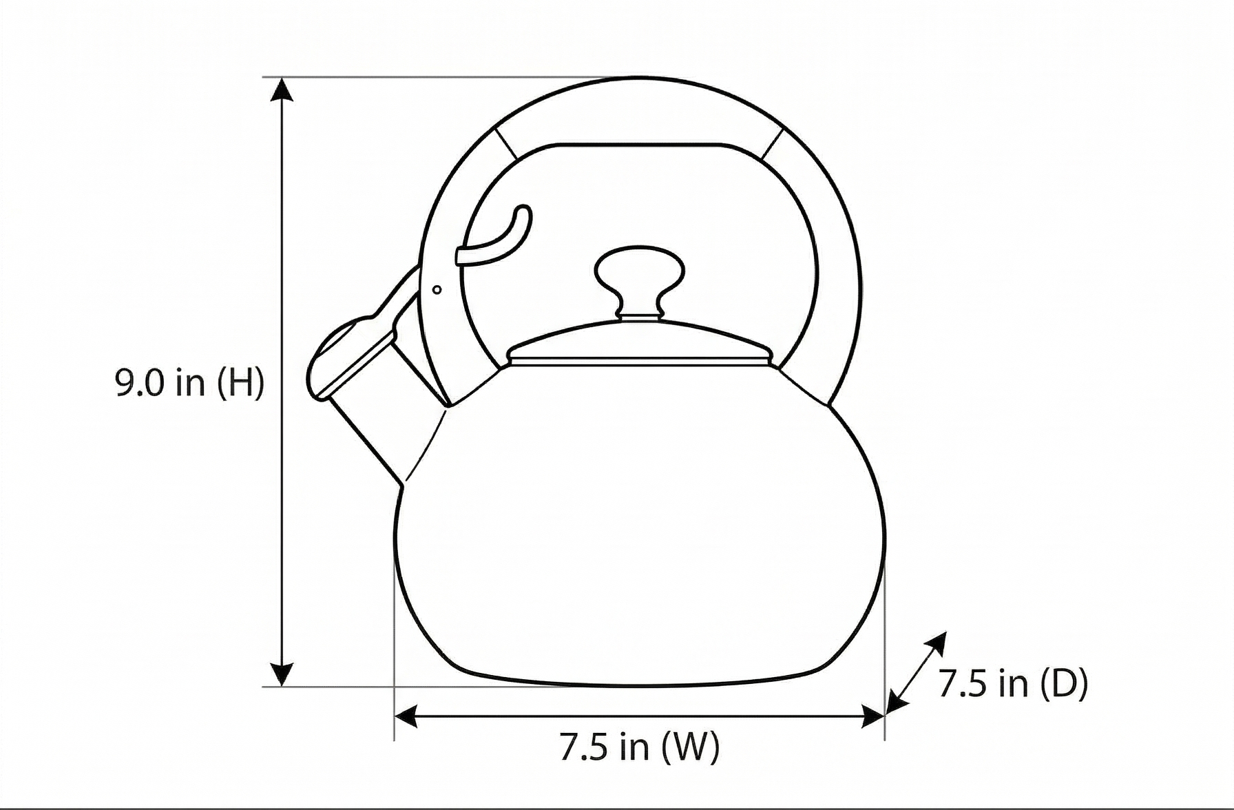Chantal 1.8 QT Kettle, Buttons Series, Premium Enamel on Carbon Steel, Whistling, Even Heating & Quick Boil (Red)